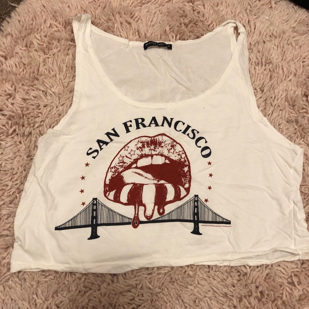 Brandy melville San Francisco graphic tank